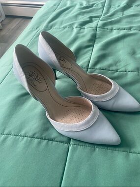 Life Stride Pale Blue Saldana D'Orsay Pointed-Toe Heels 8.5W